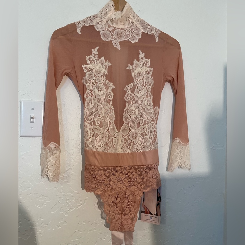 We Are Hah Take Hah Bow Reversible Bodysuit. Smal… - image 1